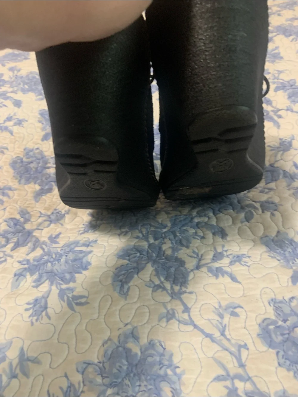 Sofft Black Wedge Lace-Up Booties
